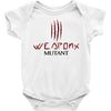 Weapon X Mutant  Wolverine Baby Bodysuit