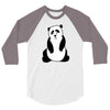 crying panda 3/4 Sleeve Shirt
