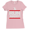 run away rabbit Ladies Fitted T-Shirt
