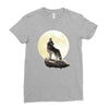howl at the moon Ladies Fitted T-Shirt
