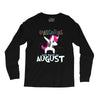 Born Unicorns-Born August Long Sleeve Shirts