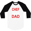 awesome chef dad 3/4 Sleeve Shirt