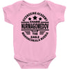 khabib nurmagomedov black logo Baby Bodysuit