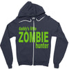 daddy's little zombie hunter Zipper Hoodie