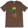 rainbow pineaplle T-Shirt