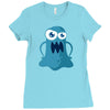 angry monster Ladies Fitted T-Shirt