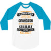 Super Cool Grandson Of A Freaking Awesome Grammy 3/4 Sleeve Shirt