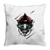 illuminati damage Throw Pillow