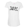 LOVE COUPLE Maternity Scoop Neck T-shirt