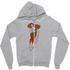 petunia Zipper Hoodie