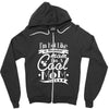 not like a regular mom i'm a cool mom Zipper Hoodie