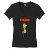 nobody likes him Women's V-Neck T-Shirt