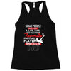 Some People Have To Wait A Life Time Too Meet Their Favorite Football, Racerback Tank