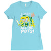smash all the pots clearance Ladies Fitted T-Shirt