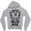 Never Underestimate Old Man Who Was Born May Zipper Hoodie