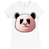 panda in love Ladies Fitted T-Shirt