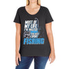 most of my life Ladies Curvy T-Shirt