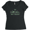 in science we trust Women's Triblend Scoop T-shirt