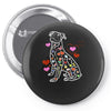 colorful boxer Pin-back button
