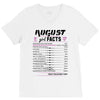 August Girl Facts Virgo V-Neck Tee