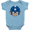 mecha mega rocks Baby Onesie