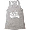 i hate people Racerback Tank
