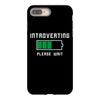 low battery introvert pun humor iPhone 8 Plus