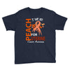 I Wear Peach For Uterine Cancer Awareness Youth Tee