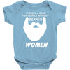 people without beard Baby Bodysuit
