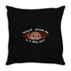 May Peeking Out Baby Boy Throw Pillow