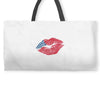 American Flag Lips Weekender Totes