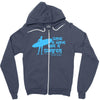 surf board surfer australia save a wave ride a surfer ocean Zipper Hoodie