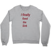 i finally fixed the sink Crewneck Sweatshirt