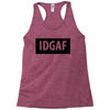 idgaf Dua Lipa Racerback Tank
