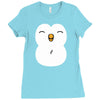cute penguin Ladies Fitted T-Shirt