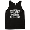 rescue dogs are my life dog rescue Tank Top