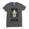 nurse lama Ladies Fitted T-Shirt