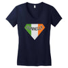 donnelly irish superhero Women's V-Neck T-Shirt