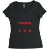 LIKE FATHER LIKE SON Women's Triblend Scoop T-shirt