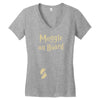 muggle on board maternity Women's V-Neck T-Shirt
