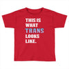 This is What Trans Looks Like Toddler T-shirt