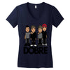 dobre twins dobre brother Women's V-Neck T-Shirt