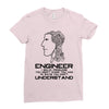 12  engineer understand. Ladies Fitted T-Shirt