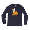 corgi pumpkin Long Sleeve Shirts