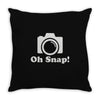 oh snap! Throw Pillow