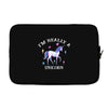 i'm really a unicorn Laptop sleeve