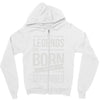 legends are born in september Zipper Hoodie
