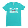 hillary is my homegirl funny Ladies Fitted T-Shirt