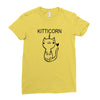 kitto corn Ladies Fitted T-Shirt