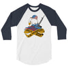 patriotism 3/4 Sleeve Shirt